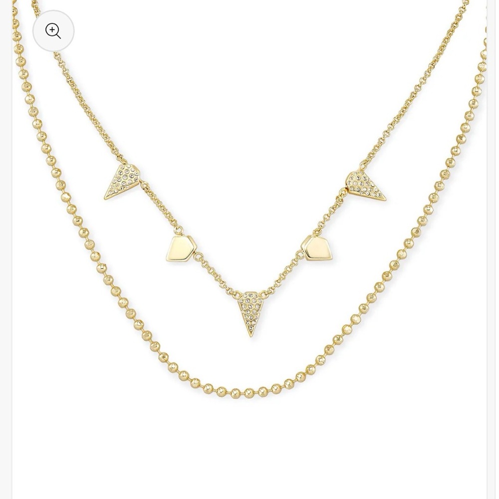 Kendra Scott Demi gold multi layer necklace